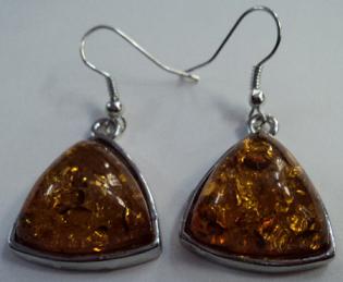 Manufacturers Exporters and Wholesale Suppliers of Amber Earrings Jaipur Rajasthan